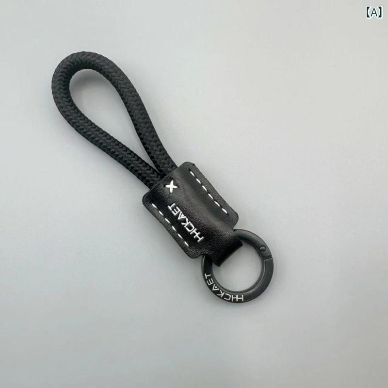 キーホルダー 男女兼用 ユニセックス ハンドメイド 牛革 本革 高級感 シンプル 多機能 紛失防止 携帯ス..