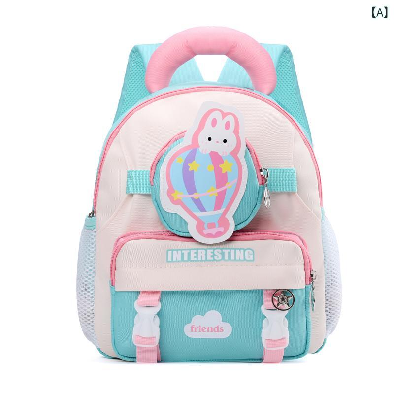 Bags, School Rucksacks - リュック キッズ 園児 男の子 女の子 幼稚園 保育園 通園バッグ かわいい キャラクター 超軽量 肩負担軽減 バックパック オックスフォード布 小学校低学年
