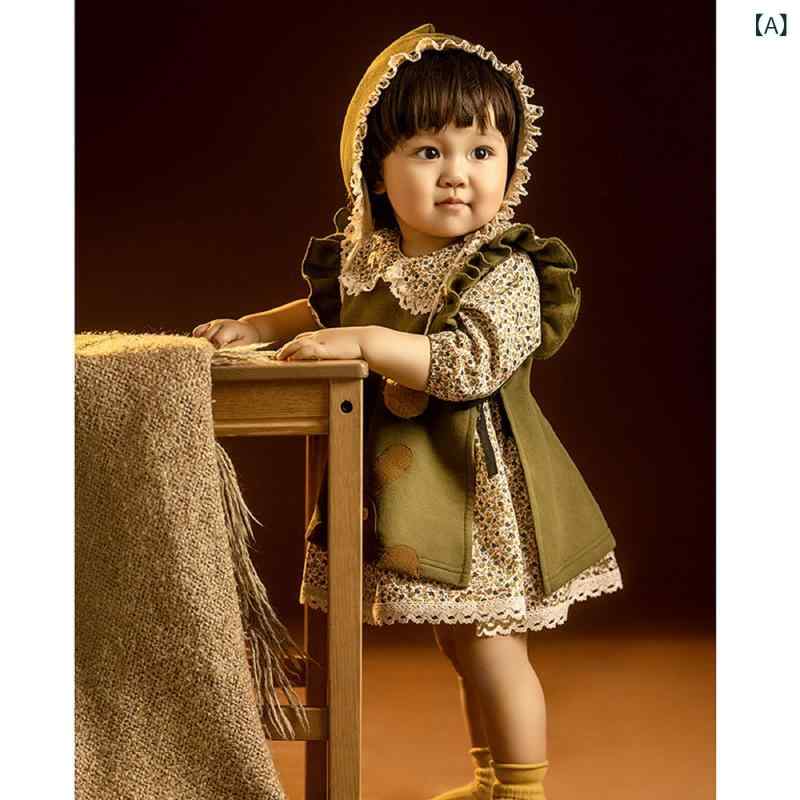 撮影衣装 ベビー 子供 女の子 新生児 ハーフバースデー 1歳 誕生日 百日祝い バースデーフォト スタジオ写真 韓国風 綿 テーマ コスチューム 記念撮影 かわいい 3点セット