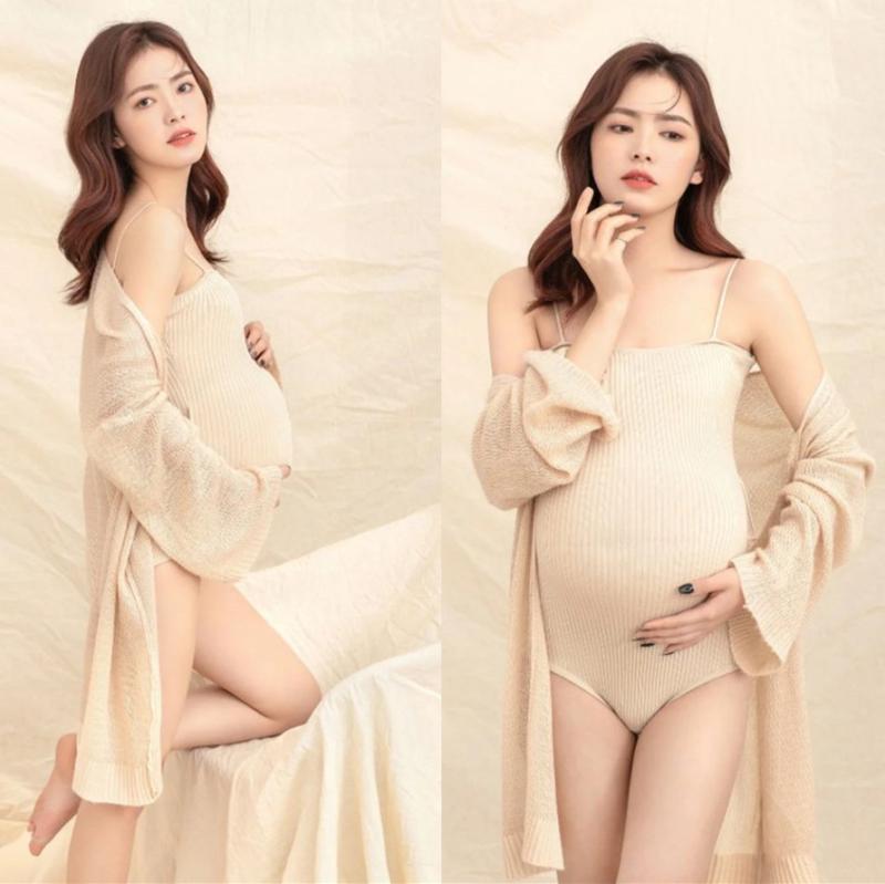 マタニティフォト衣装 妊婦 ママ 記念撮影 スタジオ テーマ 細見え スタイルアップ ジャケット ボディ..