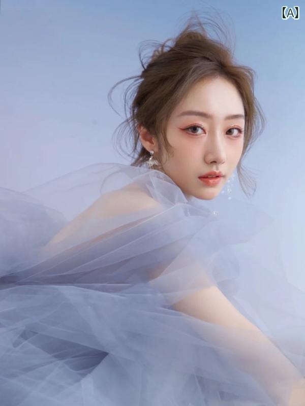 マタニティドレス 妊婦 フォトスタジオ 写真撮影用 衣装 かわいい チュール 紗 コットン オールシーズン 記念写真 記念撮影 儚げ 清楚 上品 エレガント