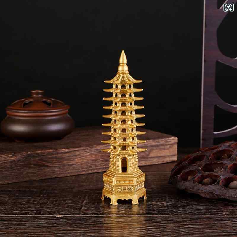 ・素材: 銅・カテゴリ: 金属工芸品・サイズ展開: 13cm長角(9層文昌塔)、16cm(7層文昌塔)、18cm(7層文昌塔)、20cm(9層文昌塔)、26cm(13層文昌塔)、30cm(13層文昌塔)、33cm(13層文昌塔)、38cm(...