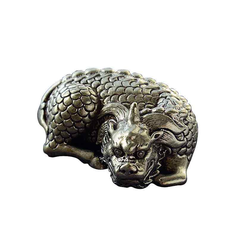 置物 真鍮製 神獣 貔貅 麒麟 開運 オ