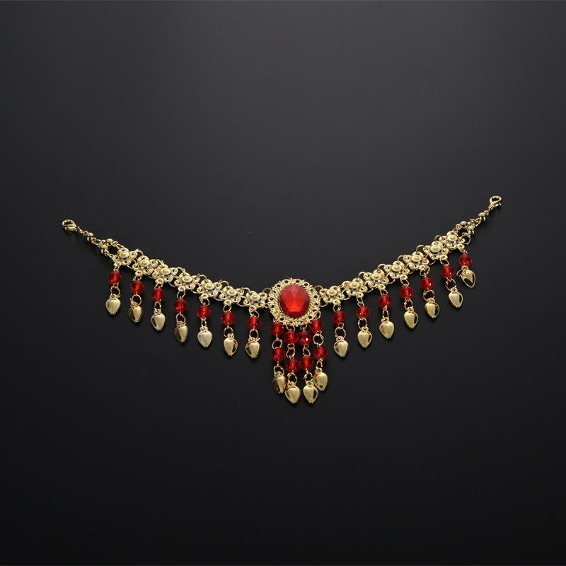 ダンス アクセサリー インド舞 ベリーダンス 発表会 舞台 パフォーマンス衣装用 メタル製 電気メッキ加..