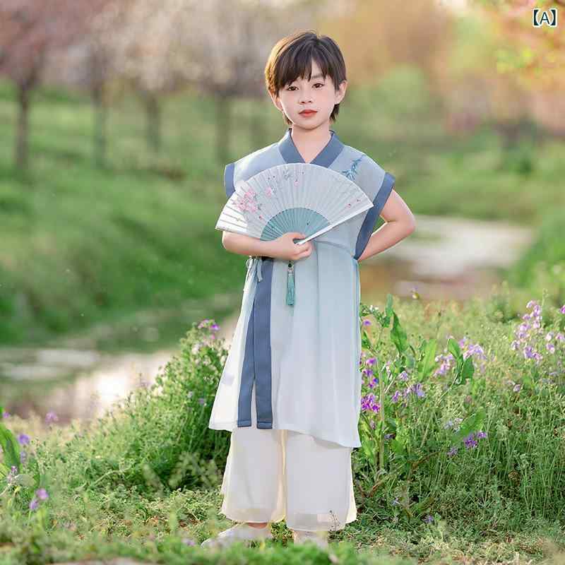 ・柄: 花柄・インナータイプ: 中綿インナー・生地加工: 柔軟処理・デザイン要素: セットアップ、田園風、キュート、配色、プリンセス、チュール、キャンディ・安全基準: B類・対象性別: ユニセックス・生地素材: シフォン・主な素材: ポリエステル 95%・生地の厚さ: 普通・カラー展開: 男児、女児・サイズ展開: 80cm-90cm、90cm-100cm、100cm-110cm、110cm-120cm、120cm-130cm、130cm-140cm、140cm-150cm、150cm-160cm、160cm-170cm、170cm-180cm・スタイル: 唐装、中国風・対象年齢: 3歳-8歳（身長100cm-140cm）・カテゴリ: 子供用旗袍・唐装・民族衣装