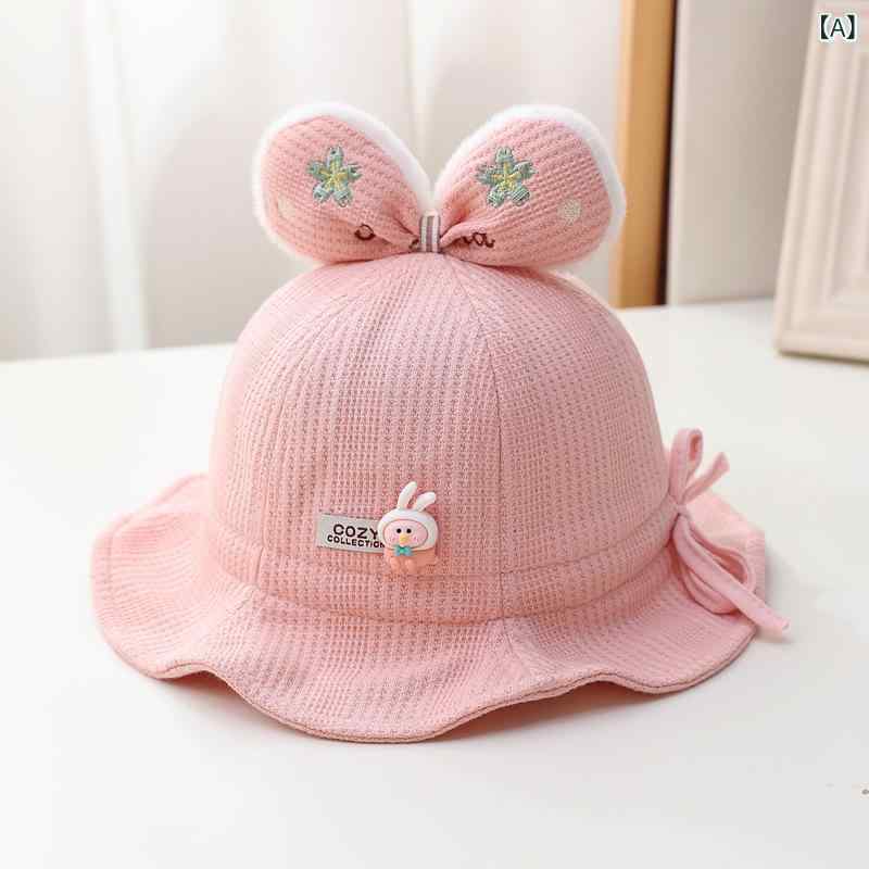 ハット ベビー キッズ 男の子 女の子 かわいい 愛らしい バケットハット つば広 厚手 もこもこ あった..