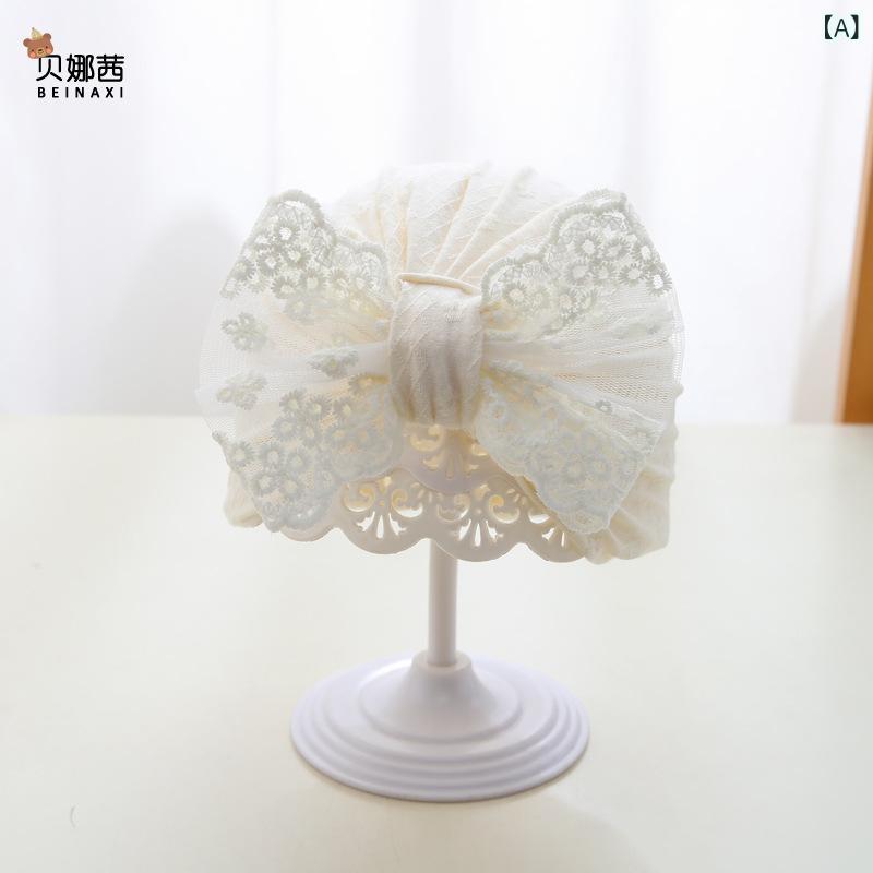 ベビーキャップ 女の子 新生児 赤ちゃん 乳幼児 春夏 薄手 かわいい おしゃれ 綿素材 プリンセス風 透..