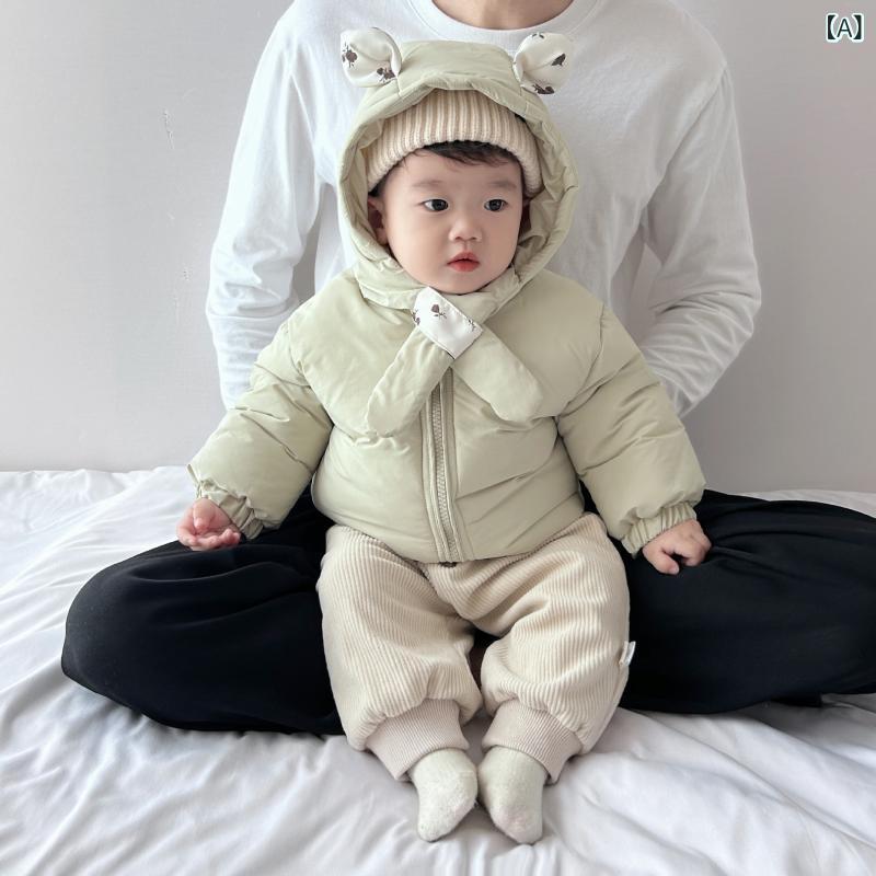 アウター キッズ 男の子 ベビー 子供服 中綿ジャケット 冬 防寒 保温 フード付き 厚手 首元暖か おしゃれ かわいい 普段使い カジュアル