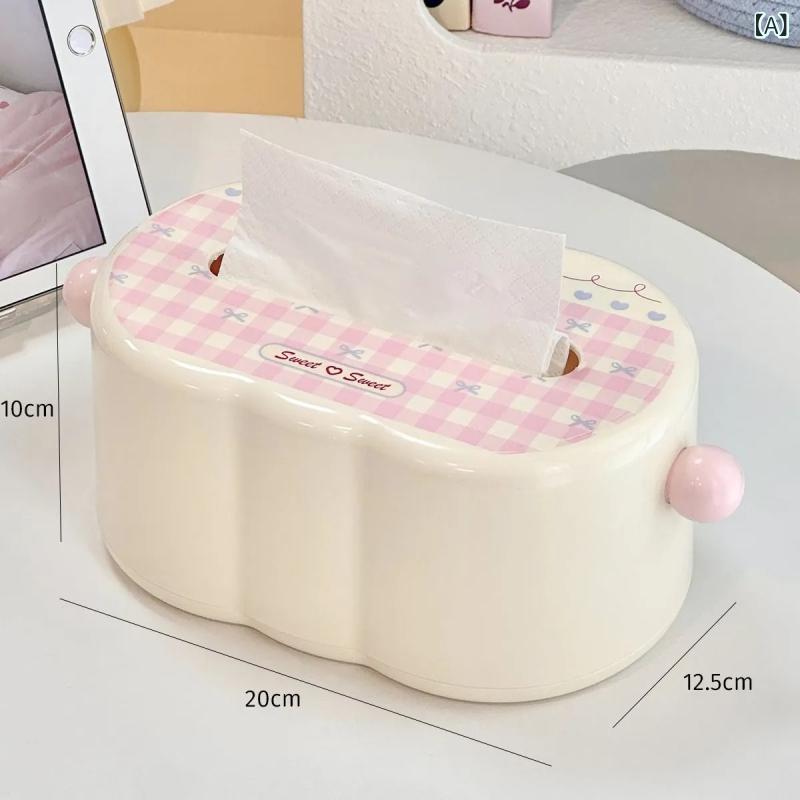 ティッシュケース インスタ映え 淡色 韓国インテリア シンプル モダン プラスチック製 リビング 洗面所 車内 卓上 おしゃれ ボックスティッシュカバー 小物雑貨