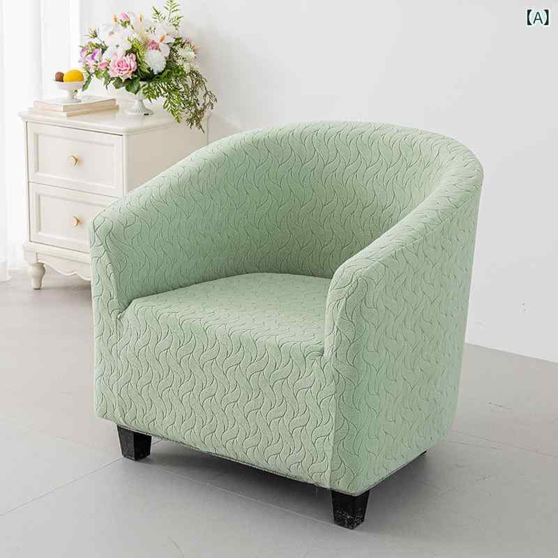 ソファーカバー 一人掛け シングル チェアカバー オールシーズン対応 伸縮性 ストレッチ 厚手 厚地 ポリエステル製 リビングダイニング 汚れ防止 レトロ カントリー調 無地 花柄