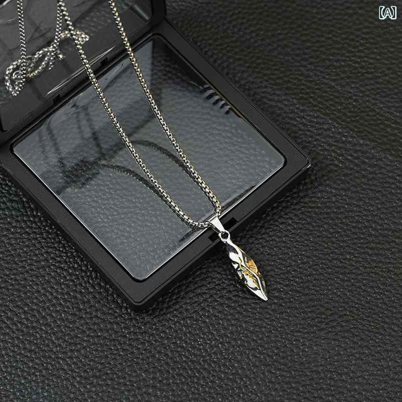 ネックレス メンズ 男性用 パワーストーン 許願石 ペンダント レトロ アンティーク風 個性的 トレンド ファッション ロング チェーン 亜鉛合金 電気メッキ加工 汎用性 アクセサリー