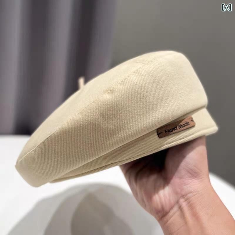 ・カテゴリ: ベレー帽・帽子のトップスタイル: 丸型・つばのスタイル: ベレー帽・カラー展開: ベージュ、カーキ、コーヒー、ブラック・サイズ展開: 57-60cm・機能: 保暖、防風・主な素材: 綿・素材の含有量: 31%-50%・スタイル: カジュアル、ラグジュアリー、通勤ファッション