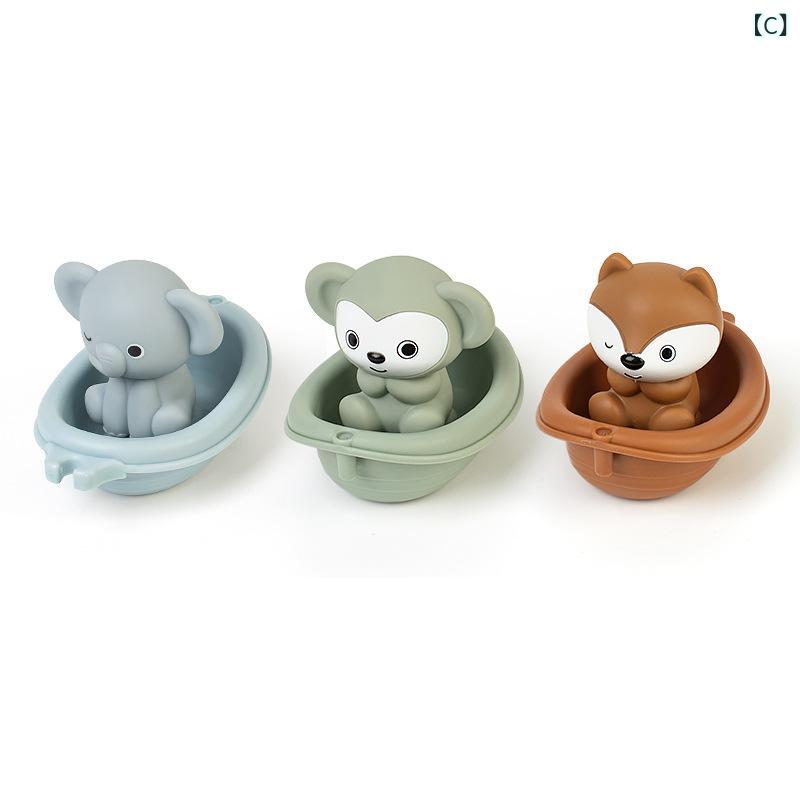 お風呂おもちゃ キッズ 船 指人形 12点セット 水遊び玩具 持ち運び便利 知育玩具 ...