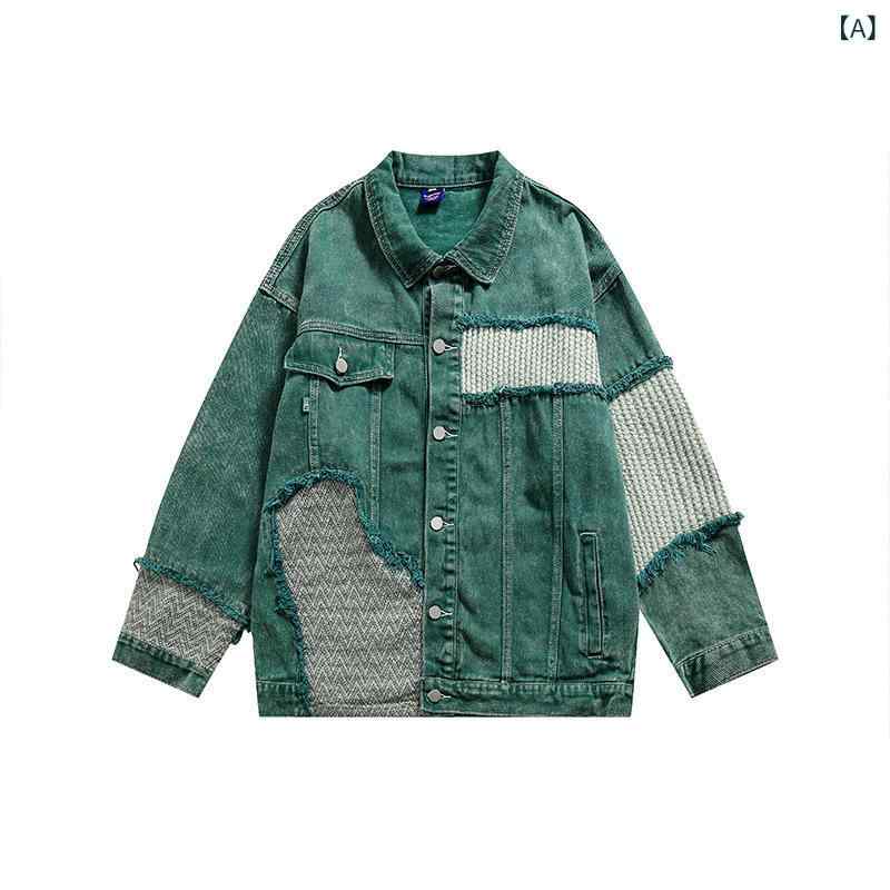 ・カテゴリ: ジャケット・スタイル: 和風レトロ・フィット: ゆったり・主な素材: 綿・着丈: レギュラー・フード: なし・厚さ: 普通・機能: 防風・着用スタイル: アウター・対象: ティーン・対象年齢: 大人・性別: 男性・カラー: グリーン・サイズ展開: M、L、XL、XXL