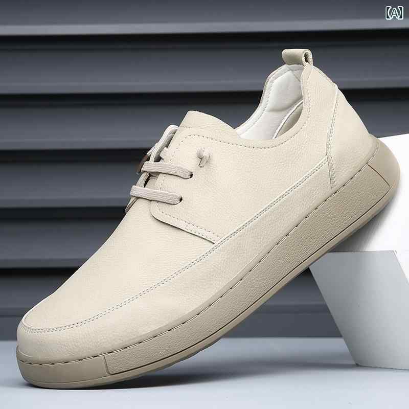 ローファー メンズ 本革 牛革 トースト 通気性 柔軟ソール 柔らかな甲 おしゃれ コーデしやすい カジュアル ラウンドトゥ ローヒール スリッポン 無地 身長アップ PUインソール ラバーソール