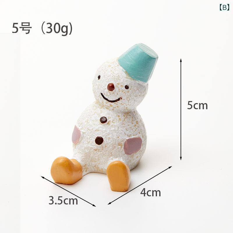 樹脂製 クリスマス ミニチュア置物 サンタクロース スノーマン クリスマスツリー ハンドメイド かわいい 卓上デコレーション インテリア 飾り ギフト