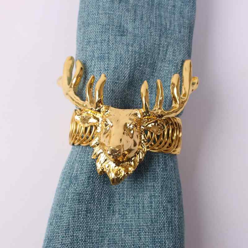 カーテンタッセル メタル 鹿モチーフ トナカイ 鹿型 北欧風 インスタ映え ゴールド 合金製 クリスマス ..