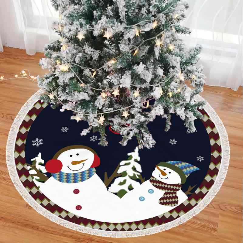 クリスマスツリースカート ショートパイル 足元カバー 短い毛足 ふわふわ フロアマット 店舗 ホテル リ..