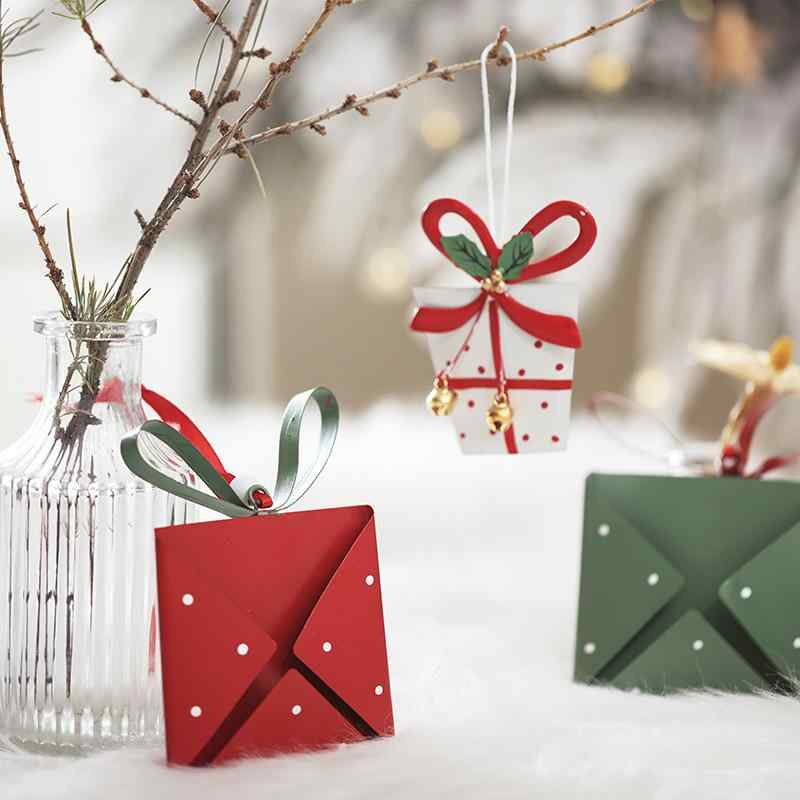 クリスマス オーナメント 北欧風 クリスマスツリー 吊り下げ デコレーション 部屋飾り 店舗装飾 レッド ホワイト グリーン