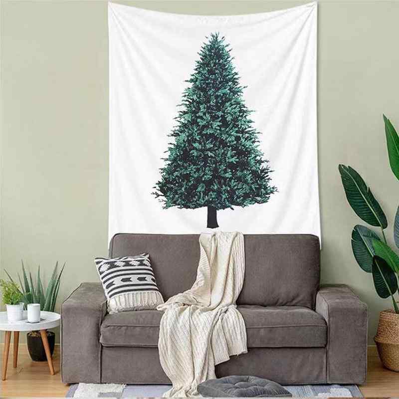 タペストリー クリスマスツリー 松の木 壁掛け 北欧風 おしゃれ シンプル 背景布 装飾 デコレーション ..