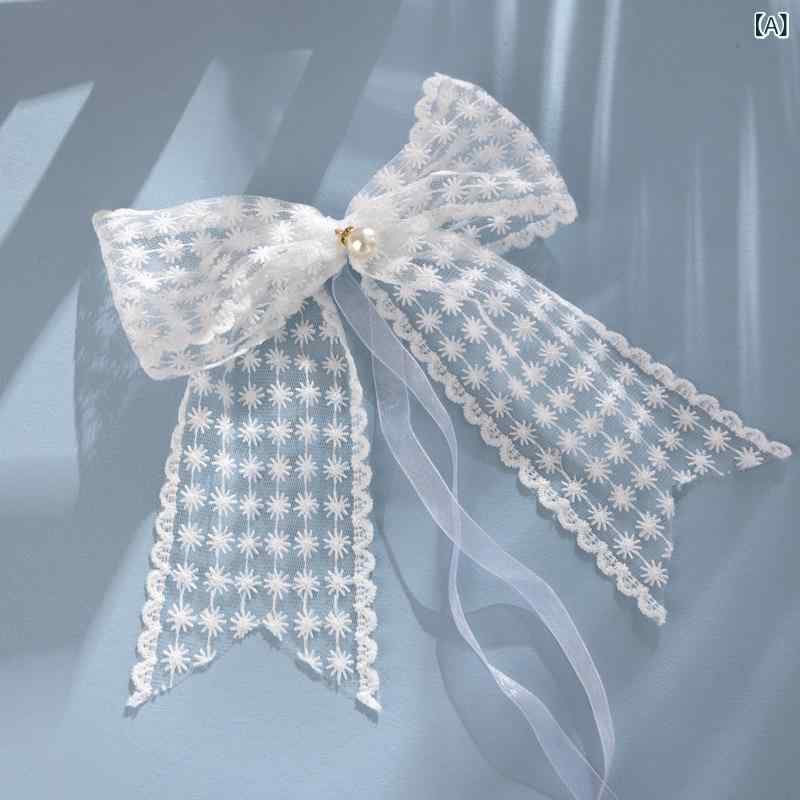 カーテンタッセル レース リボン 花飾り フレンチスタイル シアー 窓辺 装飾 インテリア シンプル かわいい 留め具 アクセント