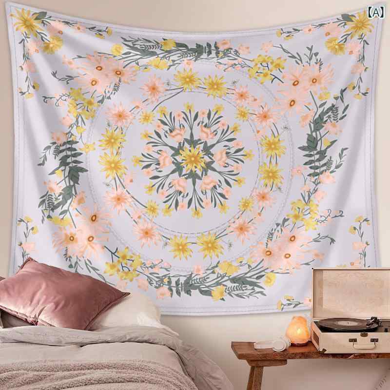 タペストリー ボヘミアン エスニック タロットカード 背景布 壁飾り インテリア 長方形 ポリエステル おしゃれ リビング 寝室 模様替え ウォールデコレーション