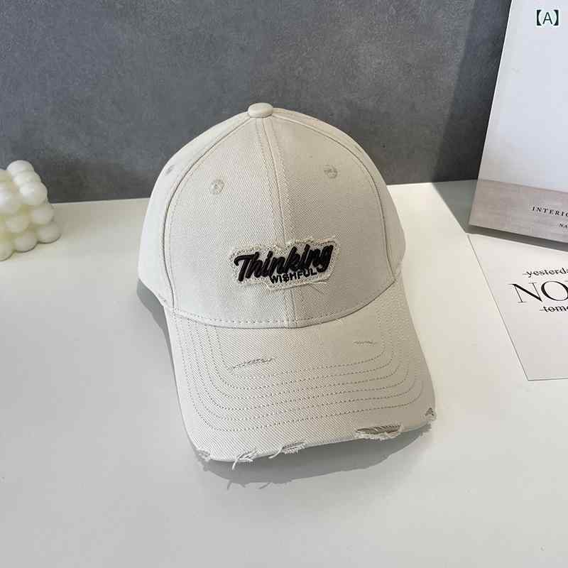 キャップ 男女兼用 コットン 深め カーブブリム つば付き 小顔効果 形状記憶 UVカット 日よけ 防風 オールシーズン カジュアル 万能 アメカジ 韓国風 アイボリー ブラック グレー ブラウン レッド ピンク カーキ