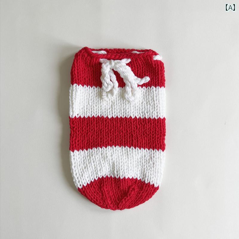 新生児 撮影用 寝袋 かわいい 赤ちゃん ポージング 衣装 小物 柔らか アクリル素材 欧米風 ベビー服 ス..