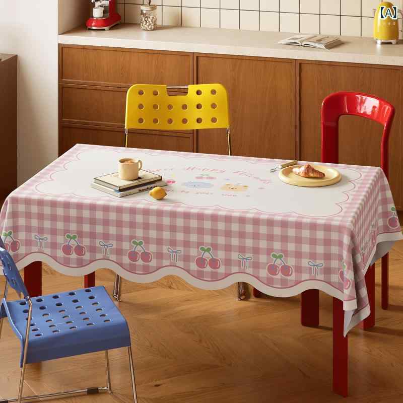 テーブルクロス 変形 防水 撥水 耐熱 お手入れ簡単 ライトラグジュアリー おしゃれ 雰囲気作り SNS映え..