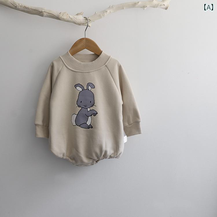 ロンパース 新生児 ベビー 男の子 女の子 カバーオール 赤ちゃん 幼児 肌着 保温 あったか 裏起毛 厚手 長袖 ロングスリーブ 綿 ニット やわらかい 快適 プルオーバー 防寒 お出かけ 普段使い 秋冬