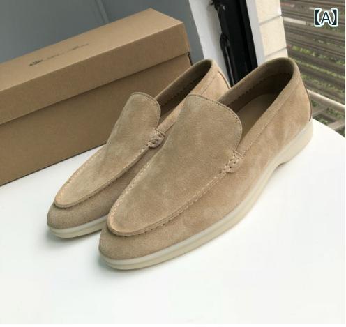 シューズ メンズ 秋冬 カジュアル スエード調 ローカット フラット フェイクレザー 普段使い ビッグサイズ レトロデザイン 海外モデル