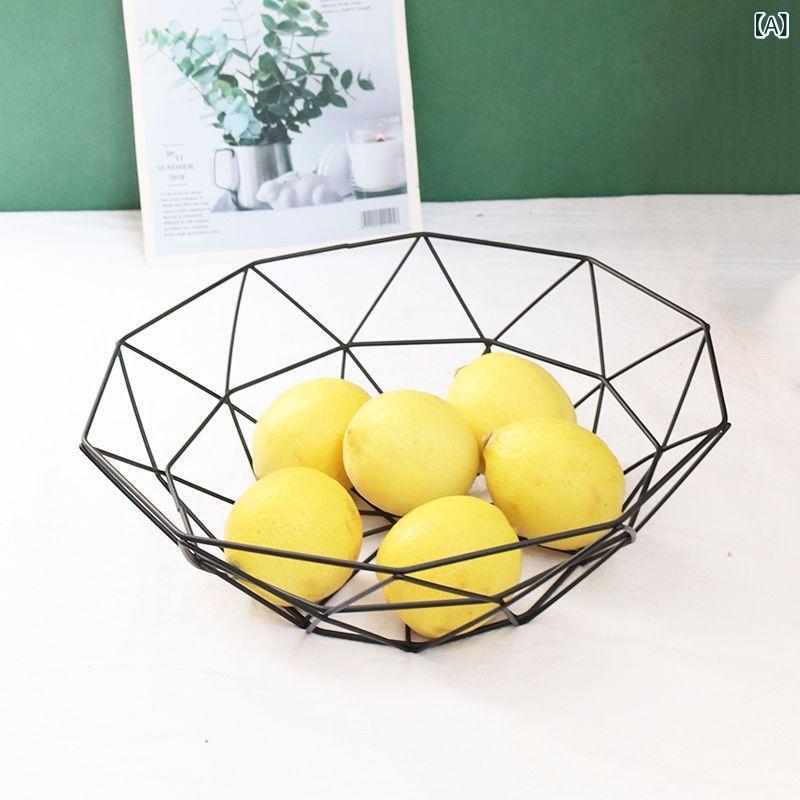 収納トレイ 北欧風 おしゃれ リビング 卓上 アイアン製 2段 フルーツ 菓子 アクセサリー ジュエリー ディスプレイ 小物置き ブラック ゴールド 透明 ホワイト