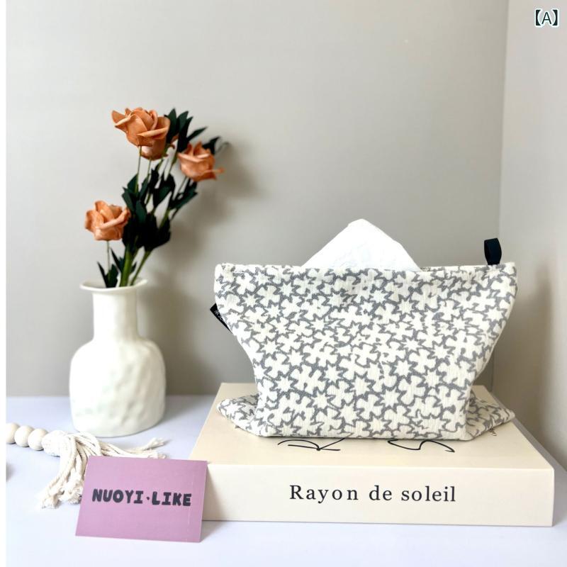 ティッシュケース 北欧風 シンプル おしゃれ 高級感 綿麻 コットンリネン ポリエステル シェニール リ..