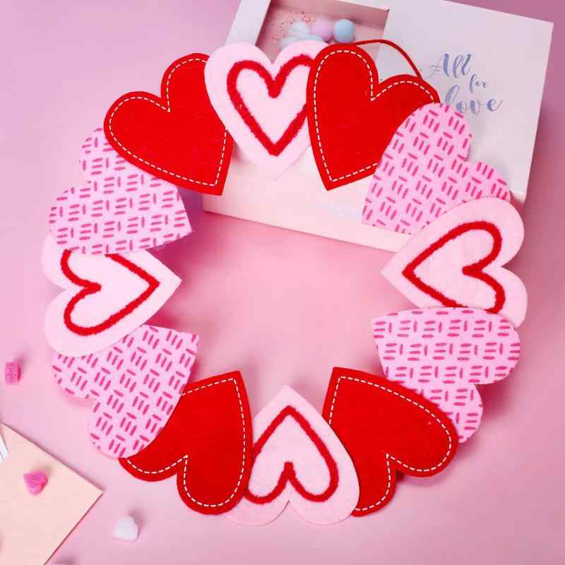 ・素材: プラスチック・サイズ: 直径35cm・仕様: ハート花環・スタイル: 田園、アメリカン、モダンミニマリスト、モダンアート、アメリカンカントリー、ライトラグジュアリー・適用イベント: クリスマス