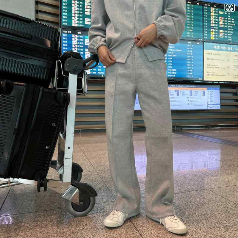 セットアップ メンズ 春夏 綿 コットン リラックス ストレート ルーズフィット フード付きパーカー スウェットパンツ 上下セット 韓国風 カジュアル スポーツウェア 部屋着 普段着（楽天・naruki）