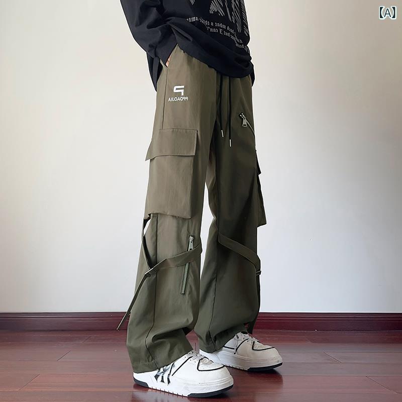 ・カテゴリ: カジュアルパンツ・スタイル: ストリートカジュアル・種類: カーゴパンツ・パンツシルエット: ストレート・パンツ丈: フルレングス・ウエスト: ミッドライズ・厚さ: 標準・柄: 無地・対象: ティーンエイジャー・対象年齢: 大人・性別: メンズ・裾タイプ: ストレート・加工: ノーアイロン加工・ディテール: ポケット装飾、ステッチワーク・伸縮性: 微ストレッチ・機能: 速乾性・カラー展開: カーキ、ブラック・サイズ展開: M、L、XL、XXL、3XL、4XL、5XL
