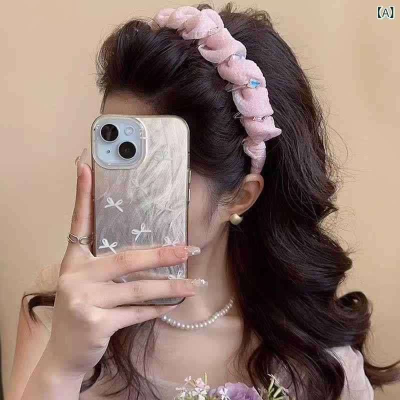 ・カテゴリ: ヘアアクセサリー・主な素材: アクリル・加工技術: り・カラー: ピンク・スタイル: フェミニン、清新