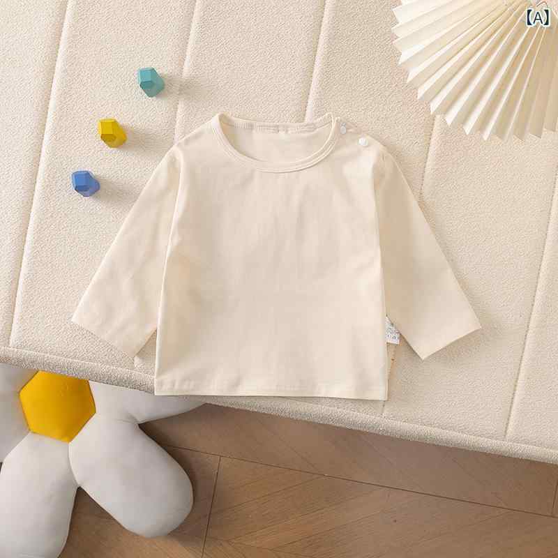 Tシャツ ベビー 子供 男女兼用 春秋 長袖 かわいい うさ耳 デザイン おしゃれ カジュアル インナーシャ..