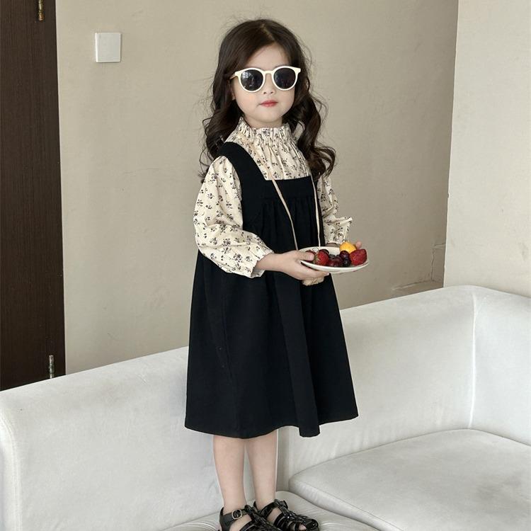 ワンピース キッズ 女の子 韓国風 キャミソール Aライン 綿100% コットン 柔らかい かわいい おしゃれ ..