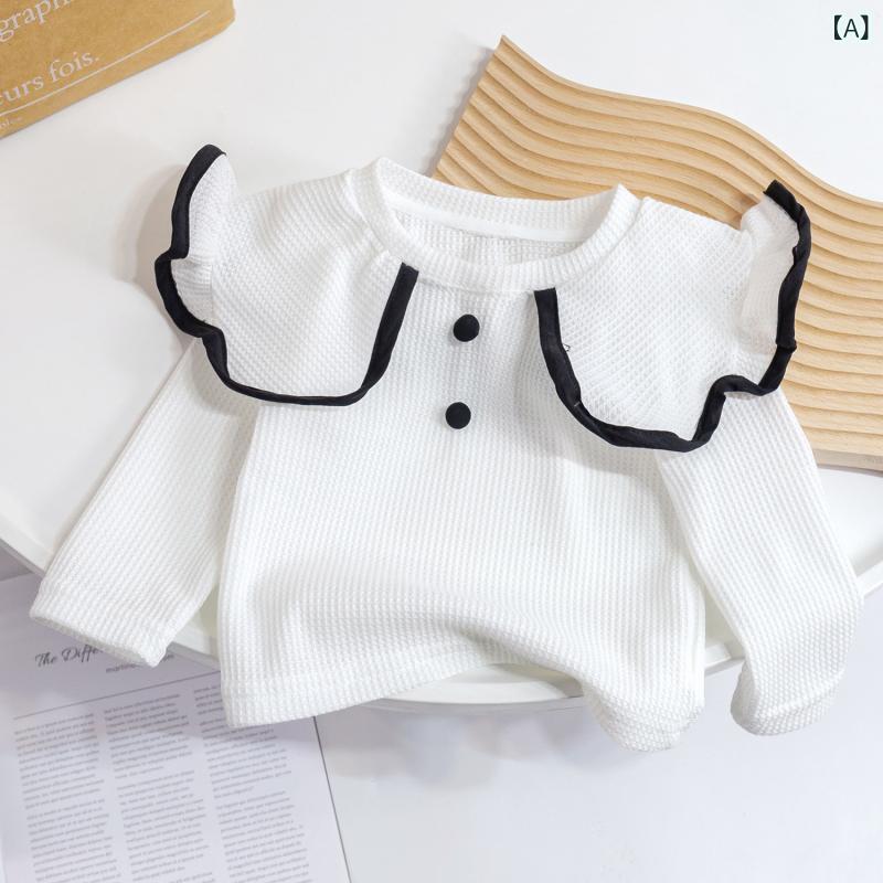 ・カテゴリ: キッズTシャツ・スタイル: プリンセス・主な素材: 綿95%・ネックライン: クルーネック・袖丈: 長袖・柄: 無地・フード: なし・生地加工: 酵素洗い・デザイン要素: レース・機能: 速乾・性別: 女の子・対象年齢: 1〜...