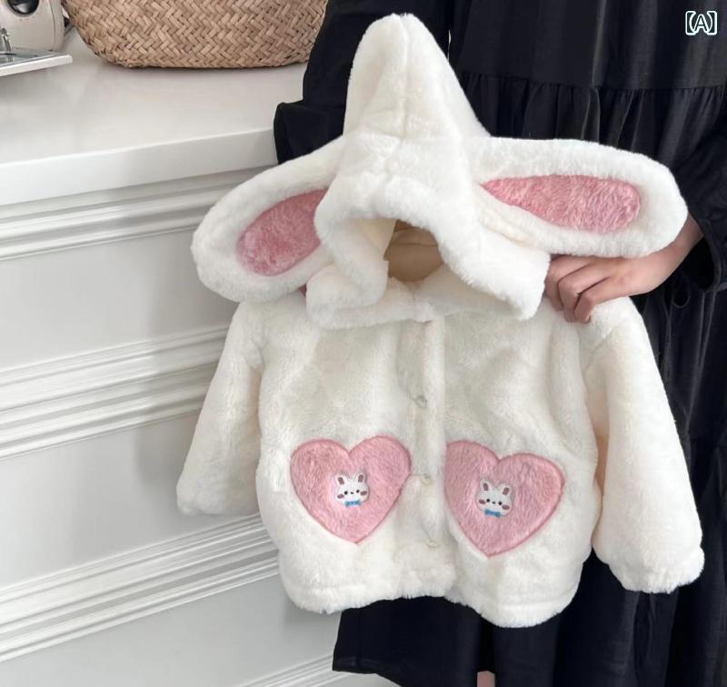 ・カテゴリ: キッズセットアップ・性別: 女の子・スタイル: 韓国・セットタイプ: パンツセット・セット内容: 2点セット・対象年齢: 1〜3歳・主な素材: ポリエステル95%・生地: ボア・袖丈: 長袖・パンツ丈: 長ズボン・フード: 付...