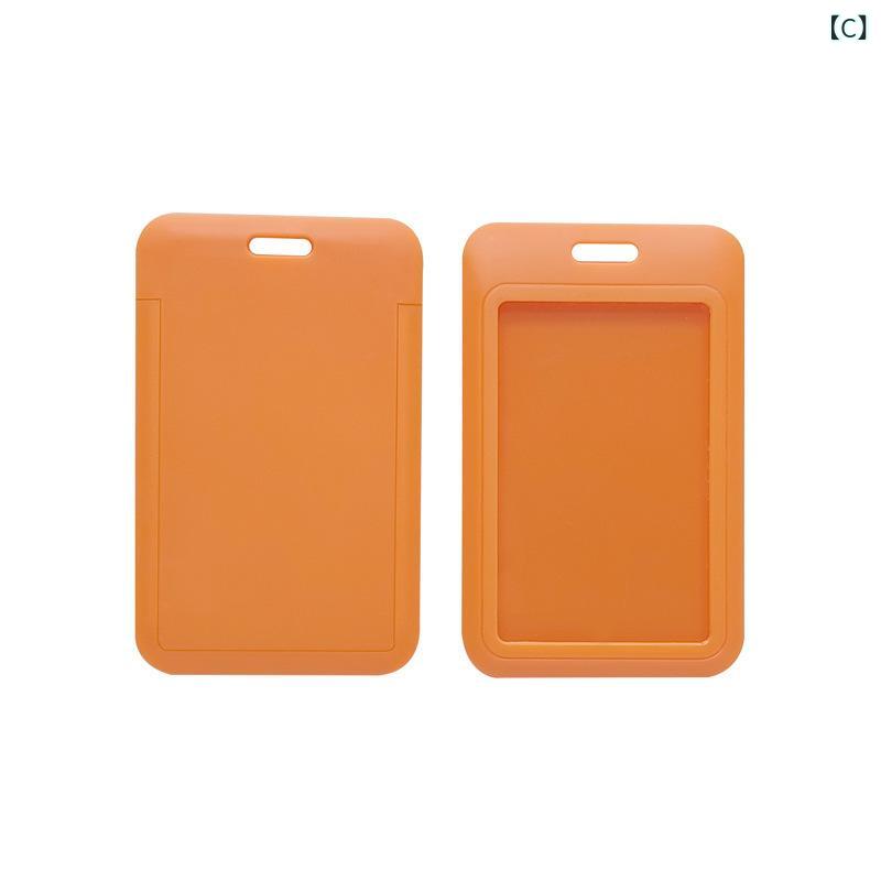 narukiのカードケース レディース メンズ 社員証ホルダー パスケース ネームホルダー IDカードホルダー プラスチック カラフル 縦型 横型 落下防止 シンプル オフィス 通勤 通学 事務用品 定期入れ｜アングル3