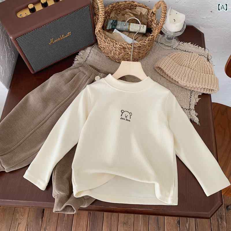 ・スタイル: シンプル・対象: キッズユニセックス・対象年齢: 3～8歳・フード: なし・袖丈: 長袖・柄: 無地・生地加工: 柔軟加工・主な素材: ポリエステル・カラー展開: ホワイト、ブラウン・サイズ展開: 90cm, 100cm, 1...