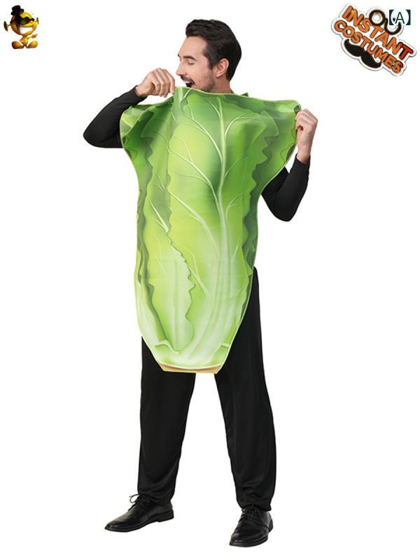 コスチューム 大人用 男女兼用 ハロウィン 野菜 トマト おもしろ ユニーク 仮装 イベント パーティー ..