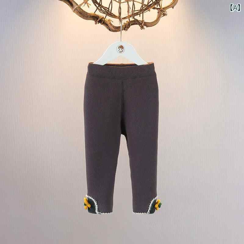 レギンス ベビー 女の子 幼児 冬 裏起毛 ロングパンツ 綿 コットン あったか 防寒 伸縮性 カジュアル ..