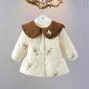 キッズ 女の子 ベビー 乳幼児 コート アウター ジャケット 裏起毛 中綿 防寒 保温 あったか おしゃれ かわいい プリンセス 秋冬 ポリエステル ホワイト ...