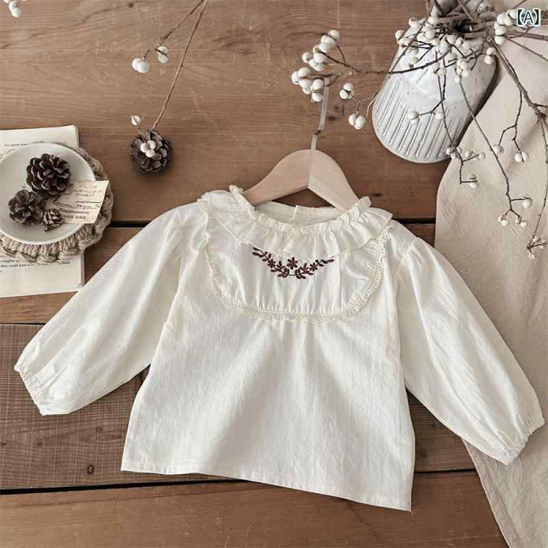 楽天市場】シフォン フリル ブラウス（カラーピンク）（キッズ・ベビー