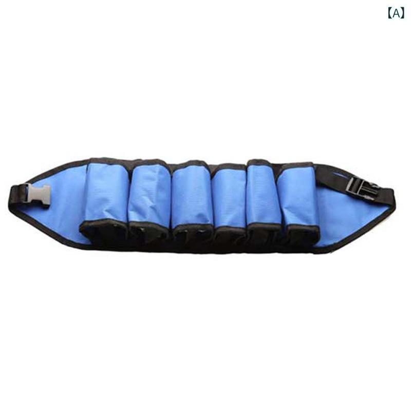 ウエストバッグ ユニセックス アウトドア ドリンクホルダー ベルト 大容量 6本収納 キャンプ 釣り スポ..