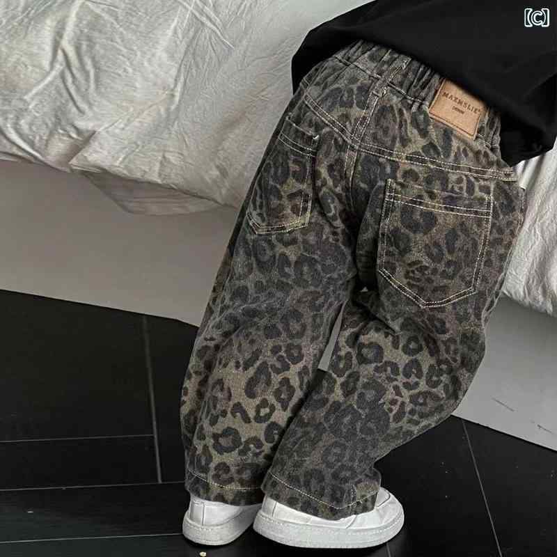 デニムパンツ 子供 男の子 女の子 ユニセックス 秋冬 裏起毛 保温 暖かい 防寒 ヒ...