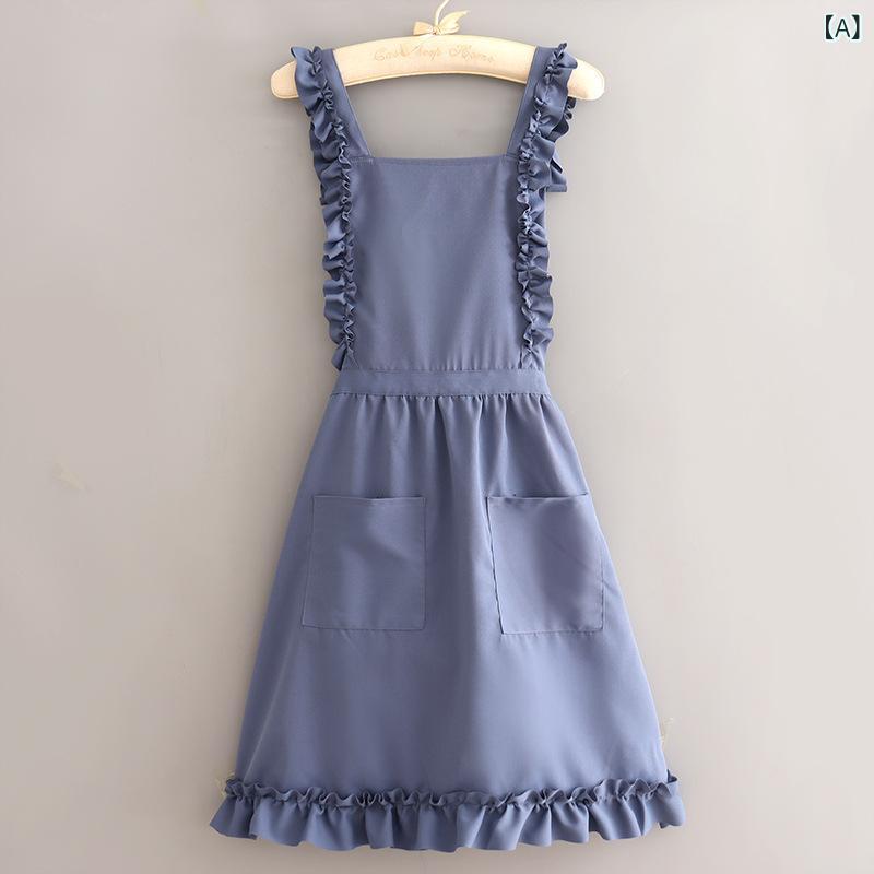 エプロン レディース ネイルサロン カフェ 花屋 キッチン 料理 調理 仕事着 作業着 制服 防水 かわいい..